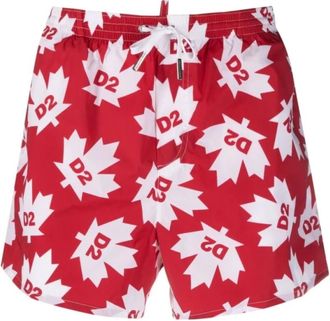 Dsquared2 Uomo, Costumi da bagno, Rosso, M, new