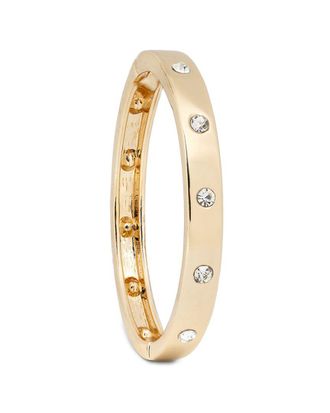 Saachi Saachi Studded Hinged Bangle Bracelet