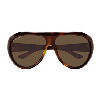 Gucci Pilotenzonnebril - Dames - Accessoires - Bruin - Maat: 62 MM