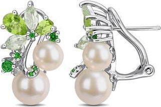Delmar 6-8.5mm Cultured Freshwater Pearl Cluster Earrings in Green at Nordstrom Rack