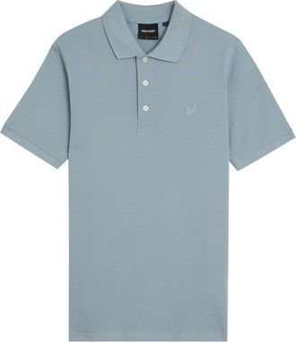 Lyle & Scott Tops, Heren, Blauw, L, SS Polo Shirts Superfine Polo Shirt