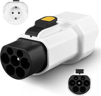 OEM Adaptador Tipo 2 A Schuko Para Carga De Veh&iacute;culos El&eacute;ctricos 220v 16a 3.5kw