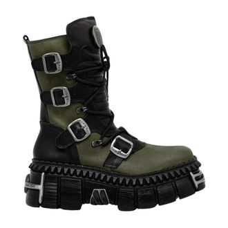 New Rock Mujer, Zapatos, Verde, Talla: 39 EU