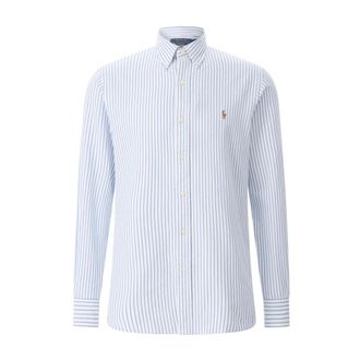 Polo Ralph Lauren Overhemden, Heren, Blauw, S, Katoen, Formele Overhemden