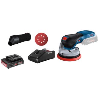 Bosch Lijadora Exc&eacute;ntrica A Bater&iacute;a Gex 18v-125 / 1 Bater&iacute;a De 2,0 Ah + Cargador