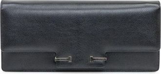 Tom Ford Soepel generfd lederen Aube E/W schoudertas - Dames - Clutches - Zwart - ONE Size - Leer - Tassen