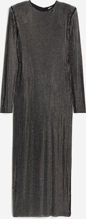 H&M Kleid mit Strassverzierung - Schwarz