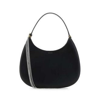 Magda Butrym Black Leather Vesna Large Shoulder Bag