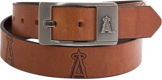 Eagles Wings Los Angeles Angels Brandish Leather Belt in Brown at Nordstrom, Size 36