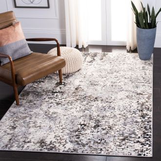 Safavieh Lagoon Machine Made Area rug, Grey / Dark Grey Contemporary Style Easy Care