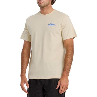 Quiksilver HI Tube Time Cotton Graphic T-Shirt in Bone White at Nordstrom, Size Xx-Large