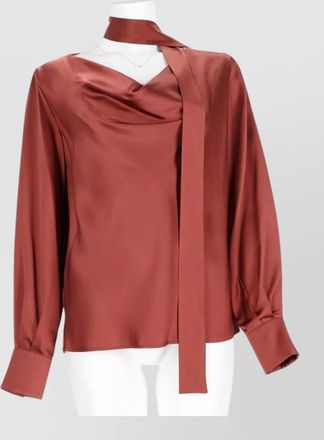 Max Mara silk satin blouse