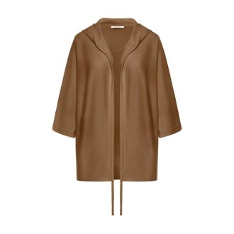 Max Mara Truien & Vesten, Dames, Bruin, S, Wol, Luxe Aster Gebreide Kleding voor Vrouwen