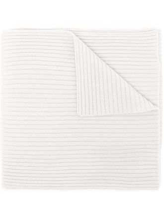 N.Peal Ribgebreide sjaal - Grijs