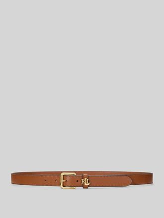 Lauren Ralph Lauren G&uuml;rtel aus echtem Leder mit Logo-Detail in Cognac, Gr&ouml;&szlig;e XL