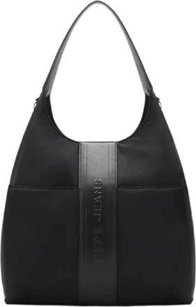 Pepe Jeans London Schoudertas - Dames - Schoudertassen - Zwart - ONE Size - Tassen