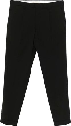 BRIGLIA 1949 Heren, Broeken, Zwart, Maat: XL Wol