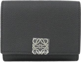Loewe Black Leather Wallet (Tri-Fold) (Pre-Owned)