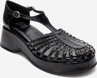 Prologue Barry Gevlochten Sleehak Sandaal