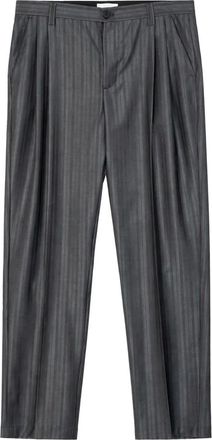 Soulland Marco Broek - Heren - Broeken - Grijs - Maat: L/Xl Wol