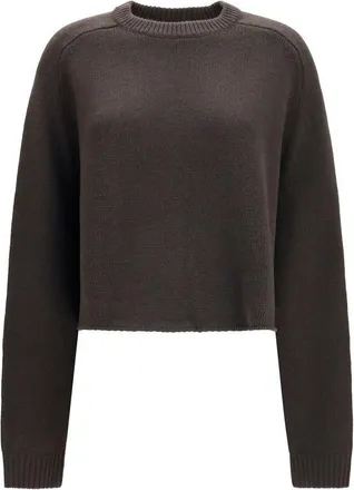 Lisa Yang Brown Cashmere Womens Sweater