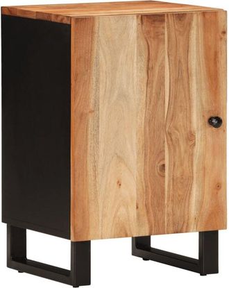 vidaXL Bathroom Cabinet 38x33x58 cm Solid Wood Acacia Vidaxl