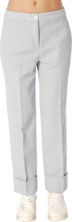 Via Masini 80 M650li Pantalone - Dames - Chinos - Blauw - M - Katoen - Broeken