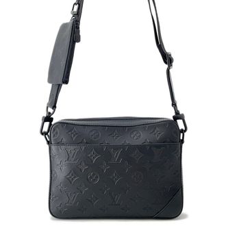 Louis Vuitton Black Monogram Noir Monogram Shadow Shoulder Bag (Pre-Owned)