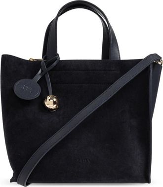 Furla Divide It Tote S - Dames - Handtassen - Blauw - ONE Size - Leer - Tassen