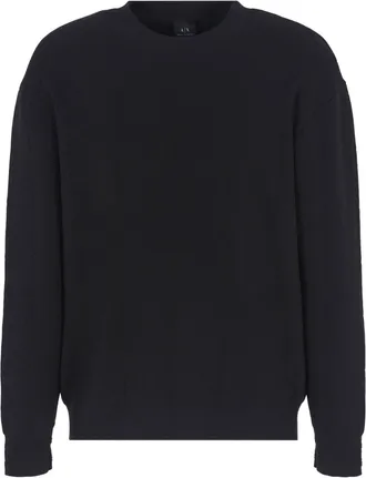 Armani Collezioni Mens Crew Neck Arrowheard Med deals Long Sleeve Cotton Sweater