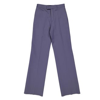 Ferragamo Flat Front Tailored Trousers, Brand Size 46 (Waist Size 30)