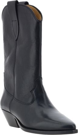 Isabel Marant Womens Duerto Boots Black Calf Leather Bos Taurus