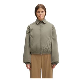 Our Legacy Giacca Puffa Cropped Avenue - - Jackets - Donna - Verde - L