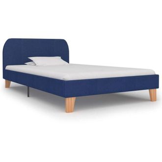 vidaXL Giroletto senza Materasso Blu 90x200 cm in Tessuto - Vidaxl