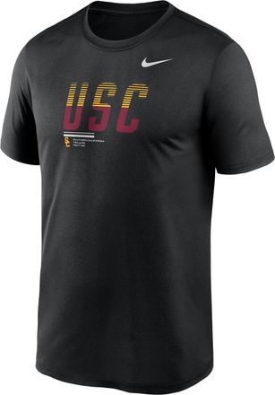 Nike USC Sideline Legend Nike Mens Dri-FIT College T-Shirt in Black | 02TI00ASCJ-7SB