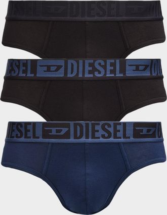 Diesel Men & apos;s Andre 3-Pack Cotton-Stretch Briefs