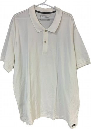 Eddie Bauer Mens Classic Polo Shirt - Plus In White
