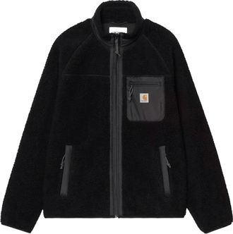 Carhartt Work in Progress Zwarte rits sweatshirt met meerdere zakken - Heren - Zomerjassen - Zwart - XL - Polyester - Jassen