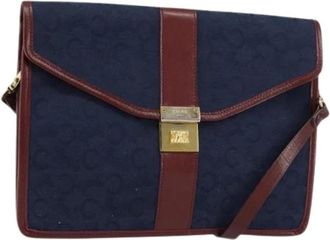 Celine Pre-owned Vintage Cross Body Bag - Dames - Vintage Schoudertas - Blauw - ONE Size - Vintage