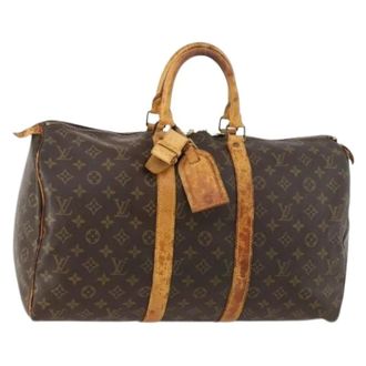 Louis Vuitton Pre-owned Weekend Bags, female, Brown, Size: ONE SIZE Pre-owned Boston Bag