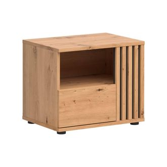 Petits Meubles Mesita de noche 1 caj&oacute;n derecho tableros de aglomerado laminados
