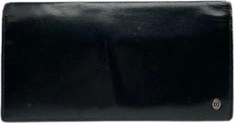 Cartier Pre-owned Wallets, female, Black, Size: ONE SIZE Pre-owned Vintage Leather Wallet