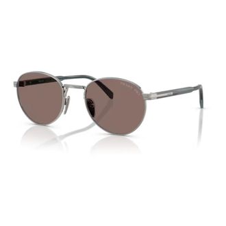 Prada Sunglasses, male, Gray, 53 MM, Stylish Sunglasses in Piombo/Bruciato Color