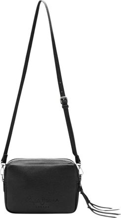 Pepe Jeans London Tassen, Dames, Zwart, ONE Size, Lederlook Crossbody Tas
