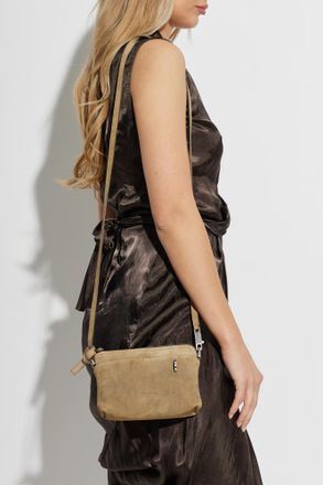 Rick Owens Shoulder Bag Adri Small, Unisex, Brown