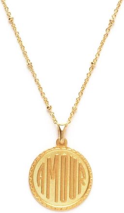Amano Studio Womens Amour Medallion Necklace In Gold