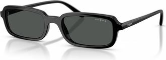 Vogue Eyewear VO 5666S Zonnebril - Dames - Zonnebrillen - Zwart - 53 MM - Nylon - Accessoires