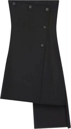 Courr&egrave;ges Kleedjes, Dames, Zwart, S, Short Kleedjes