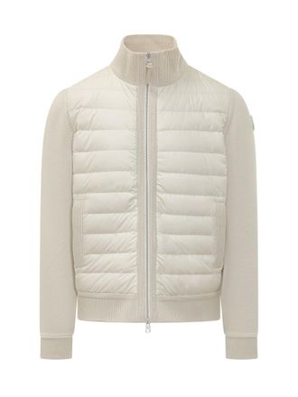Moncler Off White Logo Cardigans