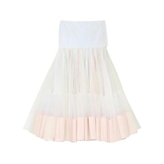 Jacquemus Midi Skirts, female, White, Size: XS Midi Skirt